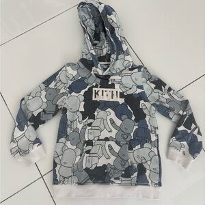 Kith Kids Hoodie in Blue and Gray